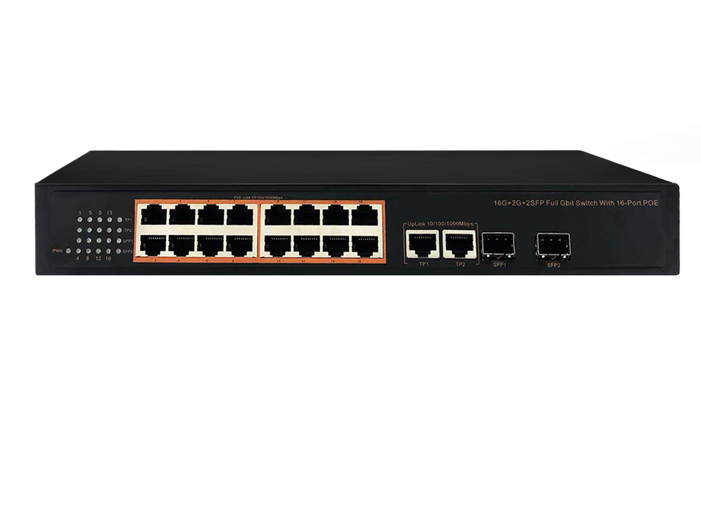 16+2+2 FULL GIGABIT POE SWITCH