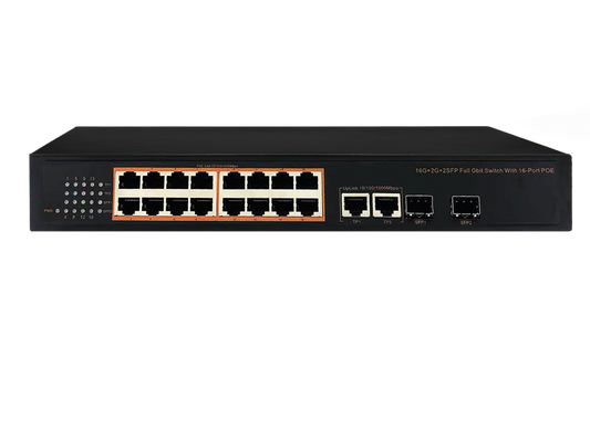 16+2+2 FULL GIGABIT POE SWITCH