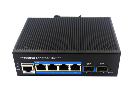 6-PORT 10/100M/1000M L2+ MANAGED INDUSTRIAL ETHERNET SWITCH