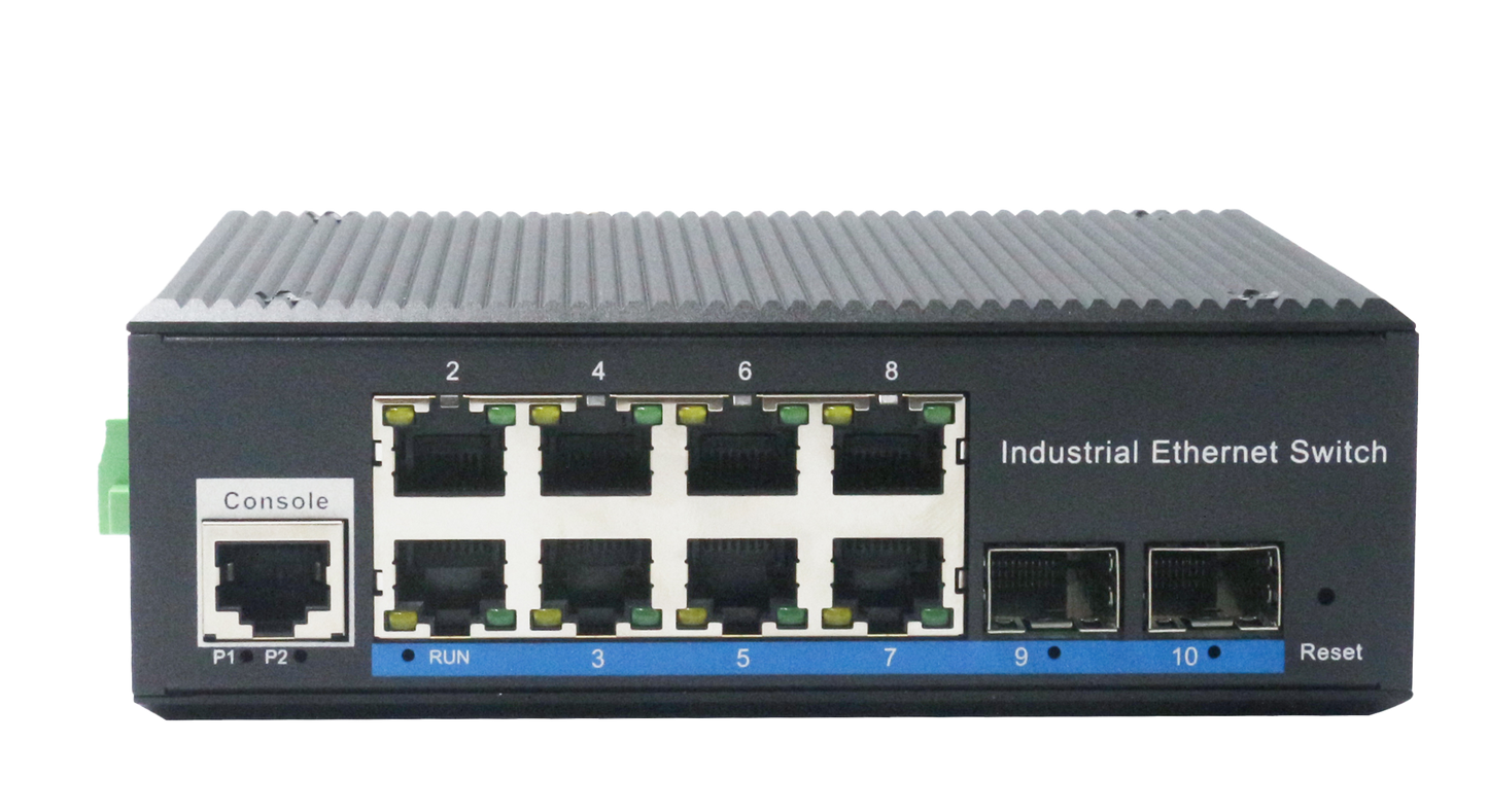 WEB NETWORK MANAGEMENT FULL GIGABIT 2 LIGHT 8 POWER INDUSTRIAL ETHERNET, AND THE SWITCHES