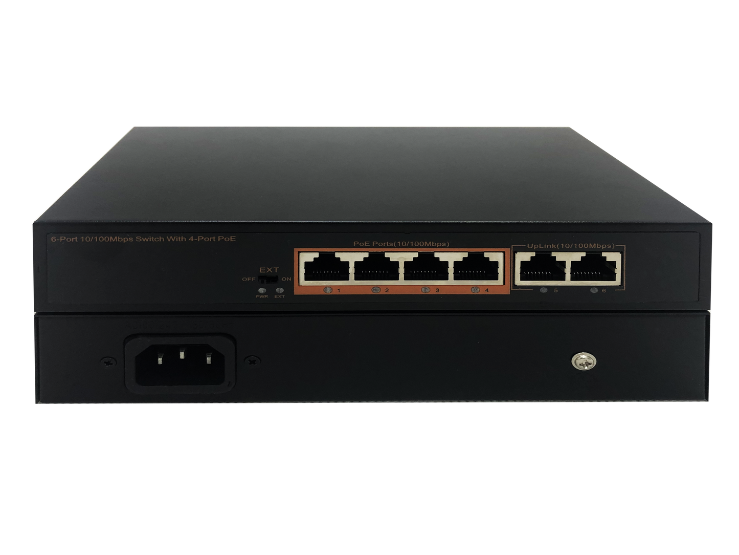 6-PORT 10/100M ETHERNET SWITCH  4Port+2Port 10/100M