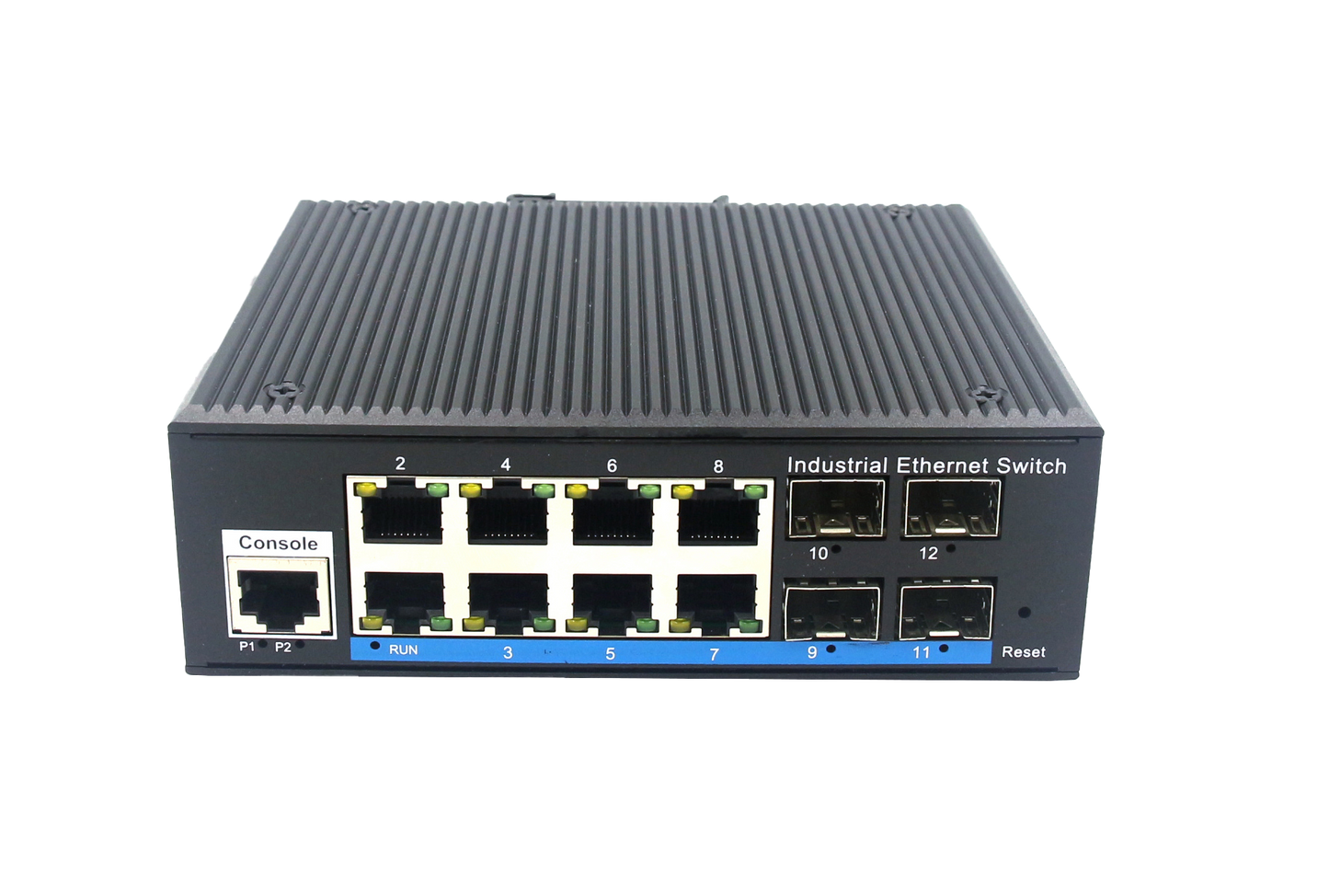 12-PORT 10/100M/1000M L2+ MANAGED INDUSTRIAL ETHERNET SWITCH