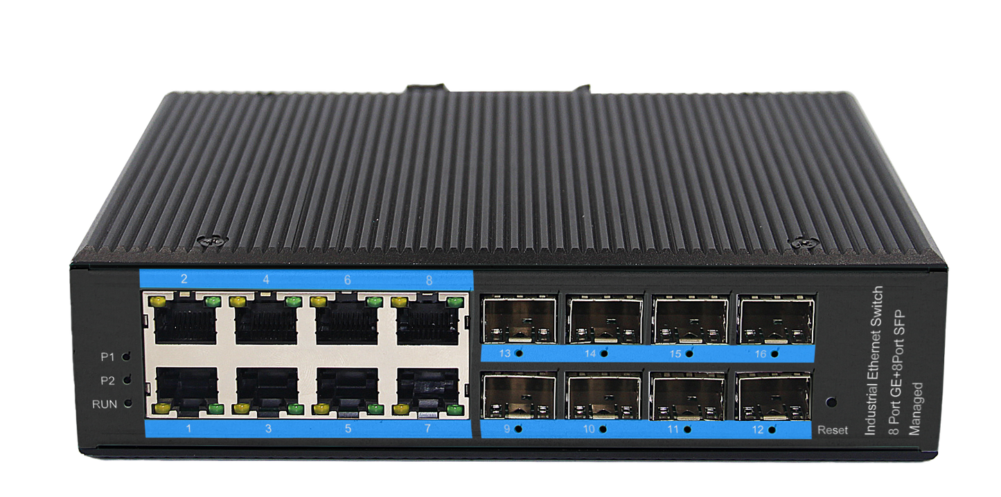 16-PORT 10/100M/1000M L2+ MANAGED INDUSTRIAL ETHERNET SWITCH